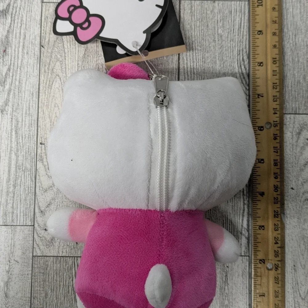Hello Kitty Stuffed Animal - Pink and White